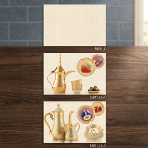 Azulejo de porcelana súper brillante de 300x450 para cocina, azulejos de pared de 30x45cm con superficie pulida, azulejos de cerámica decorativos para el hogar, venta al por mayor - Product Image 2