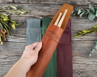 Sac de rangement pour baguettes de batterie en cuir, étui anti-poussière pour baguettes de batterie, accessoires de batterie, support de protection
