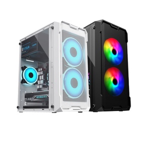 נרתיק מחשב חדש הגעה MATX מארז משחקי מחשב למחשב שולחני ATX MicroATX <span class=keywords><strong>BTX</strong></span> ארון שולחני לוח צד רשת זכוכית מחוסמת - Product Image 1