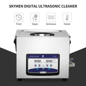 Skymen gravador de vinil, 10l, joias, 40khz, limpador caseiro, ultrassônico, 10l