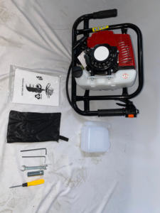 Tarière industrielle portable en acier inoxydable 1,9 CV 2 temps, avec forets de 40-300 mm, alimentée à l'essence, 51,2 cm³, 48,97 lb-pi - Product Image 3