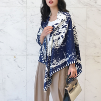 Foulard carré en soie 130*130cm pour femme, léger, grand, imprimé, foulard de tête pour femme, vente en gros WJ1013A