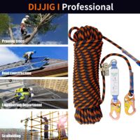 Corde de rappel en polyester bleu personnalisée professionnelle, corde de randonnée, corde d'évacuation en cas d'incendie, corde d'escalade statique Bestor C2001