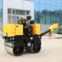 Rouleau compresseur routier de 1 tonne à grand rayon de travail et fonctionnement stable pour la compression des routes