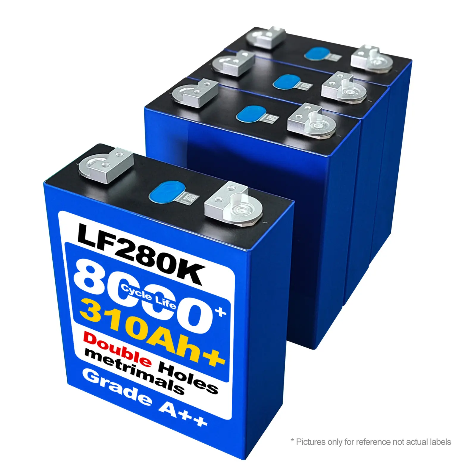 Cellule de batterie Lifepo4 3.2V stock ue 3.2v 280ah lifepo4 akku 320ah cellule de batterie prismatique lifepo4 3.2v lithium prismatique LF280K