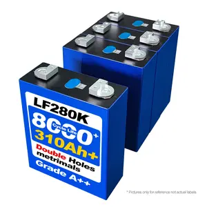 3.2V Lifepo4电池单元欧盟库存3.2v 280ah lifepo4 akku 320ah棱柱形lifepo4电池单元3.2v棱柱形锂LF280K