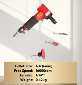 16000 tpm Pneumatische Lucht Aangedreven Mini Hoekslijpmachine Metaalbewerking Gereedschap Lucht Hoekslijpmachine Schuurmachine Polijstgereedschap - Product Image 6