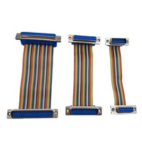 Connecteur SUB-D Hottes DB25 25 broches Mâle Femelle IDC Connecteur À Sertir Câble Plat