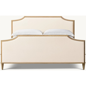 Современная роскошная мебель для спальни: кровать King Size, двуспальная кровать, тканевая кровать Belgrave с изголовьем. - Product Image 4