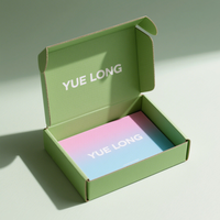 Vente en gros de boîte-cadeau avec logo personnalisé pour perruques brillant à lèvres pliable holographique de luxe à paillettes boîte d'emballage pour perruque cosmétique
