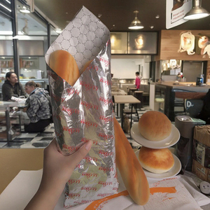 Custom Luxury Gold Foil Greaseproof <strong>Paper</strong> <strong>Wrap</strong> for Waxed Bread Burger Pizza Etc. - Product Image 1