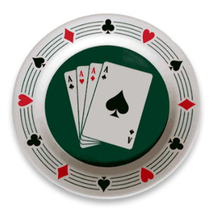 Piatto in Melamina Tematico Poker e Dadi, Piatto Stampato per Snack per Giochi e Carte - Product Image 6