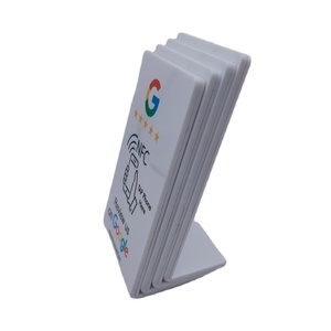 Support de menu de table NFC avec impression personnalisée en acrylique transparent, <span class=keywords><strong>code</strong></span> QR et NFC, 213 avis Google - Product Image 6