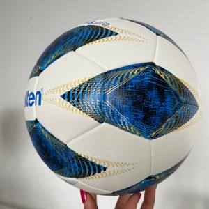 Ballon de football à prix avantageux, thermocollé, cuir PU de haute qualité, taille 5, logo personnalisé, pour match officiel - Product Image 4