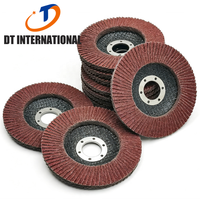 Disques à lamelles Dongtai avec support en fibre de verre, OEM ODM OBM, vente en gros, disques de ponçage en oxyde d'aluminium, meules de 4 pouces