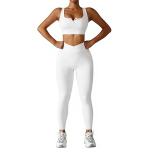 High Waist <b>Yoga</b> Leggings Full Length Solid Color Spandex Polyester Four-Way Stretch Breathable Quick-Dry <b>Plus</b> <b>Size</b> <b>Pants</b> Low MOQ - Product Image 2
