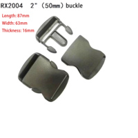 Plastique grand 57mm robuste avec bouton de verrouillage fixation anti-dérapant Double sécurité tactique ceinture côté boucle à dégagement rapide