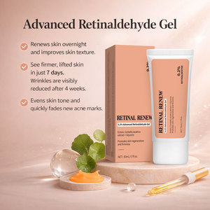 Gel al Retinolo per Donne 50ml, <span class=keywords><strong>Crema</strong></span> e Lozione <span class=keywords><strong>Viso</strong></span> Idratante con Glicerina per Rigenerazione della Pelle, Rassodamento e Rimozione Cicatrici - Product Image 2