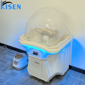 อ่างสระผมเคลื่อนที่แบบพกพา Kisen Dual Tanks Luxury Modern พร้อมเครื่องทำน้ำอุ่น สำหรับร้านทำผมและสปา - Product Image 5