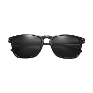 Fiber De carbone UV400 Carré <span class=keywords><strong>Noir</strong></span> Hommes En Aluminium Nuances lunettes de Soleil Polarisées - Product Image 2