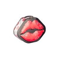 Boîte en métal en forme de lèvres créative pour emballage cadeau cosmétique, pour le rangement de maquillage et de cosmétiques