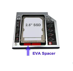 Fabrika klasik sabit Disk adaptörü 9.5mm evrensel SATA 3.0 2nd HDD SSD sabit Disk Caddy CD/DVD-ROM optik