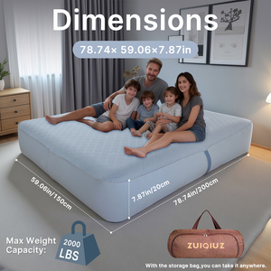Matelas gonflable en TPU à vente chaude, matelas pneumatique à points de suture, matelas doux et confortable en tissu à points de suture - Product Image 5