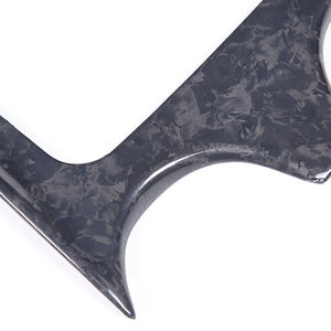 Para 2019-2022 <span class=keywords><strong>McLaren</strong></span> GT carbono forjado fibra de carbono verdadera accesorios interiores de coche Control Central taza de té marco decorativo - Product Image 2