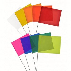 Drapeau de signalisation extérieur personnalisable en PVC avec mât, taille 3x5 pieds, en fibre de verre, prix abordable pour des campagnes publicitaires colorées avec logo. - Product Image 4