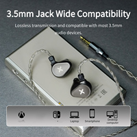 Écouteurs intra-auriculaires filaires DUNU Titan X HiFi avec double transducteur dynamique magnétique, alliage métallique, micro 3,5 mm Type C, écouteurs de jeu