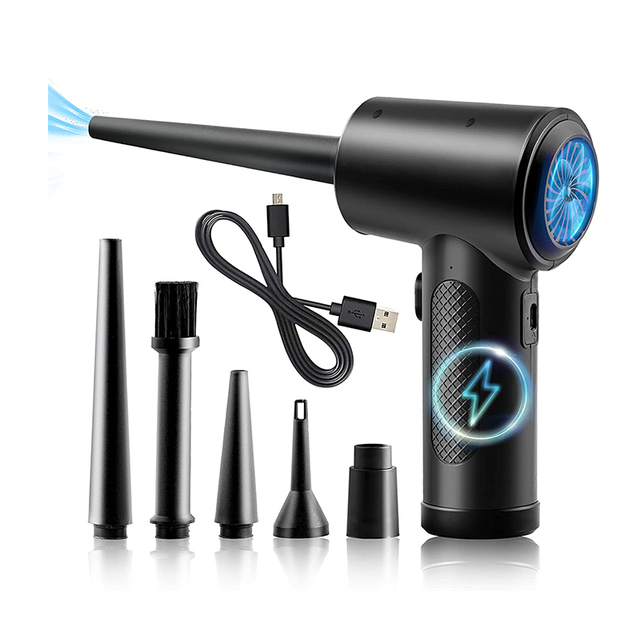 Compressed Air Duster Rechargeable Cordless Air Blowers Electric Air Duster Cleaner