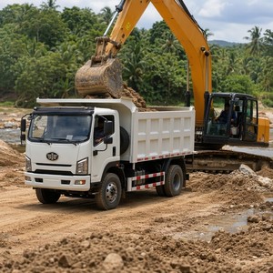รถบรรทุกดั๊มพ์ขนาดเล็ก FAW JK6 4x2 260 แรงม้า เครื่องยนต์ FAWDE CUMMINS ดีเซล 6 ล้อ ระบบยกเทท้าย ยูโร 2/3/5 พวงมาลัยซ้าย/ขวา จากโรงงานโดยตรง - Product Image 2