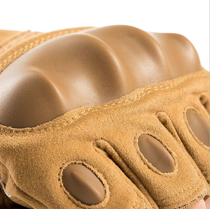 Gants tactiques mi-doigts noirs en TPR souple, robustes, pour le tir, le softair et l'entraînement de combat - Product Image 6