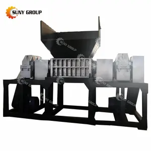 2023 Best Seller Double Shaft Waste Used Pallet Shredder Machine