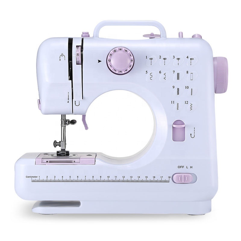 Portable Mini Simple Plastic Needlework Quilting Handycraft Tool 12 Stitch Lockstitch Overlock Machine Multi Country Plug · image 1