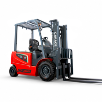 Chariot élévateur électrique 3 tonnes, 3,5 tonnes, 5 tonnes avec mât triplex 4m, 5m, 6m, alimenté par batterie au lithium, certifié CE