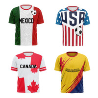 Maillot de football personnalisé OEM pour club, équipe, design original, imprimé, 100 % polyester, séchage rapide, ensemble d'été
