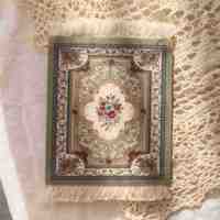 Tapis de souris tissé persan mini style rétro, motif tapis, dessous de tasse, tapis de souris pour ordinateur portable, décoration de table à domicile - Vente chaude