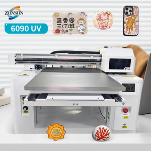 <span class=keywords><strong>Stampante</strong></span> UV Multifunzione 6090 TX800 Flatbed per Aziende, Dispositivo Inkjet con Rilevamento Automatico dell'Altezza del Supporto per Vetro, Insegne, PVC, Lamiera Metallica - Product Image 1