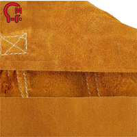 Tabliers de soudage en cuir de qualité supérieure HLM pour le soudage avec des caractéristiques anti-coupure, ignifuges et anti-chaleur