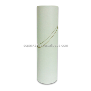 Créative ronde boîte d'emballage en papier blanc emballage <span class=keywords><strong>de</strong></span> tube - Product Image 1