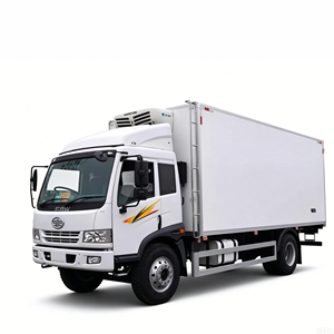 <span class=keywords><strong>Camion</strong></span> frigorifique FAW, <span class=keywords><strong>camion</strong></span> frigorifique Thermo King, intérieur en acier inoxydable, logistique de la chaîne du froid, transport de marchandises, réfrigérateur - Product Image 1