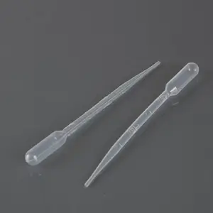 Phòng thí nghiệm disposables nhựa vô trùng 1ml 2ml 3ml 5ml 10ml Pasteur Pipette chuyển Pipette với cá nhân đóng gói