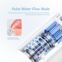 Aspirateur nasal électrique multifonction 2 en 1 et irrigateur nasal pompe d'aspirateur nez de bébé en silicone à forte aspiration