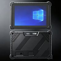 Tablette robuste 10,1 pouces, processeur Intel, 8 Go + 128 Go, Windows 10 Pro, lecteur d'empreintes digitales, tablette robuste, ordinateur industriel avec NFC, lecteur de codes-barres 2D, UHF RFID