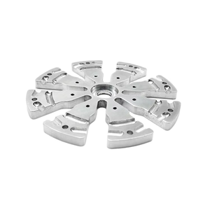CNC Machined Stainless Steel/Aluminum Spoke Mount Plate 7/8-Arm Custom Flange Fixing Disc Drilling Precision Machining Parts - Product Image 4