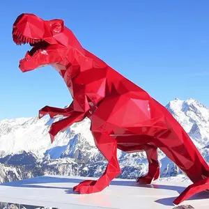 Sıcak satış yüksek kaliteli büyük bahçe hayvan fiberglas heykel