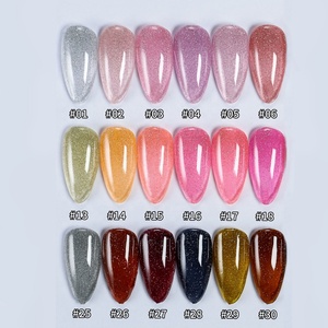 ชุดยาทาเล็บเจลสตาร์ไลท์ไดมอนด์ 36 สี กลิตเตอร์ดิสโก้ประกายวิบวับ ยูวี แอลอีดี โซกออฟเจล พร้อมแผนภูมิสี ขายส่งสำหรับร้านเสริมสวย - Product Image 2