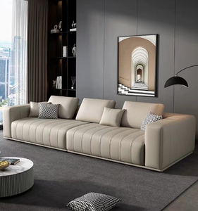 Juego de Sofás de Lujo para Sala de Estar, Sofá en Forma de L para Sala de Estar, Sofá Limpio para Sala de Estar - Product Image 4