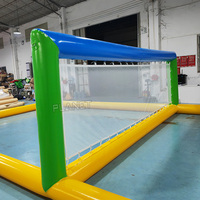 Portable PVC Mer Sport Activité Volleyball Jeu Piscine Terrain Gonflable Flottant Volleyball Cour Pour L'eau